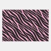 Zebraprint Cute Modern & Elegante Meisjesachtige R Inpakpapier Vel (Voorkant 2)