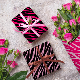 Zebraprint Cute Modern & Elegante Meisjesachtige R Inpakpapier Vel