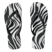 Zebraprint Dierenpatroon Teenslippers (Voetbed)