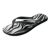 Zebraprint Dierenpatroon Teenslippers (Schuin)