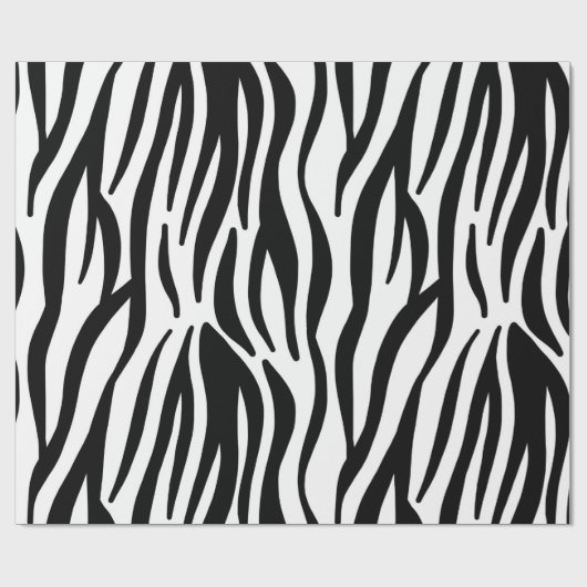 zebraprint inpakpapier (Vlak)