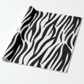 zebraprint inpakpapier (Uitgerold)