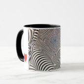 Zebraprint koffiemok mok (Voorkant links)