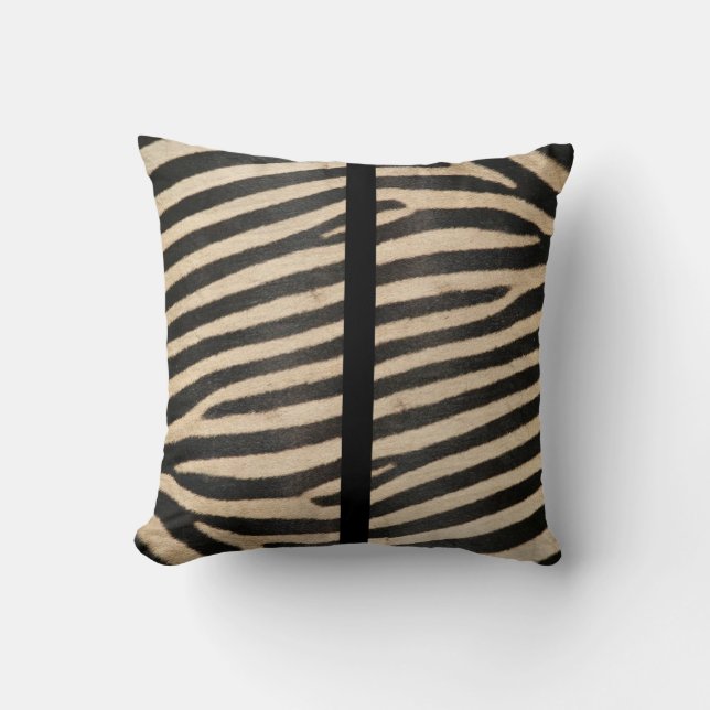 Zebraprint kussen (Voorkant)