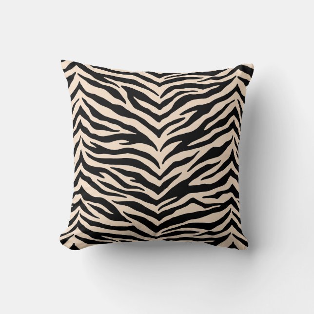 Zebraprint kussensloop kussen (Voorkant)
