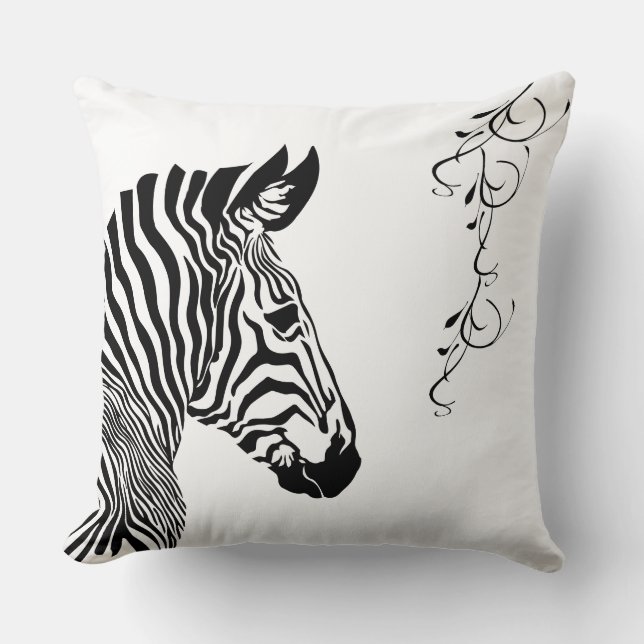 Zebraprint kussensloop kussen (Voorkant)
