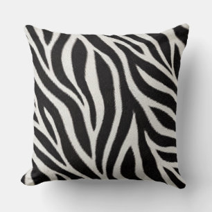 Zebraprint kussensloop Zwart en wit dier Kussen
