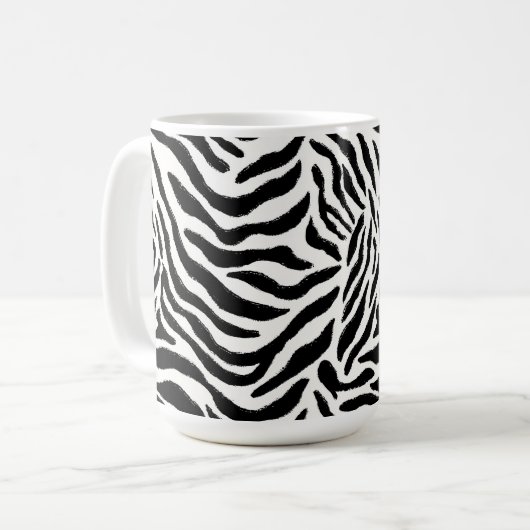Zebraprint mok (Voorkant links)