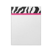 Zebraprint Notitieblok (Linkerzijde)