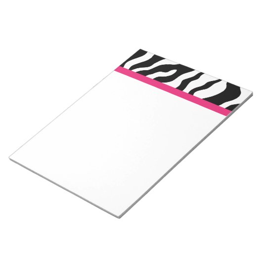 Zebraprint Notitieblok (Schuin)