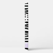 Zebraprint, strepen, zwart-wit, Jouw naam Case-Mate iPhone Case (Achterkant / Rechts)