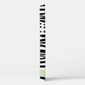 Zebraprint, strepen, zwart-wit, Jouw naam Case-Mate iPhone Case (Achterkant / Rechts)
