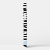 Zebraprint, strepen, zwart-wit, Jouw naam Case-Mate iPhone Case (Achterkant / Rechts)