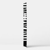 Zebraprint, strepen, zwart-wit, Jouw naam Case-Mate iPhone Case (Achterkant / Rechts)