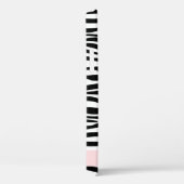 Zebraprint, strepen, zwart-wit, Jouw naam Case-Mate iPhone Case (Achterkant / Rechts)