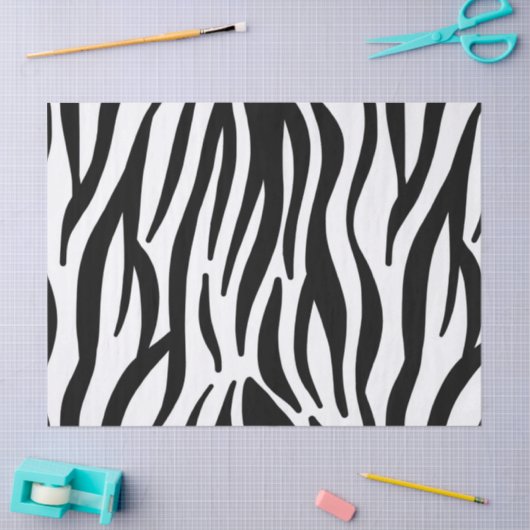 zebraprint tissuepapier (Craft)