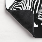 Zebras Animals Black White Pop Art Trendy Sjabloon Muismat (Hoek)