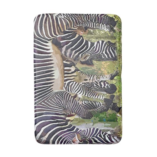 ZEBRAS BADMAT (Voorkant Verticaal)