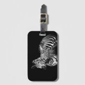 Zebras Bagagelabel (Voorkant (verticaal))