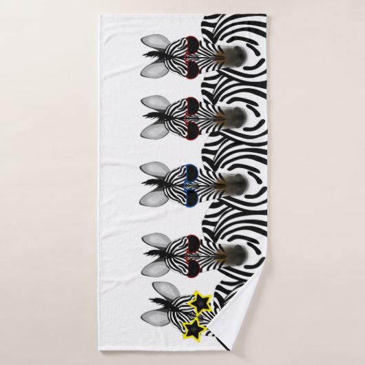 Zebras Bath Towel Badhanddoek (Badhanddoek)