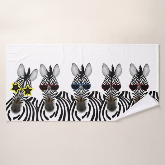 Zebras Bath Towel Badhanddoek (Badhanddoek)