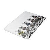 Zebras Bathmat Badmat (Gekanteld)