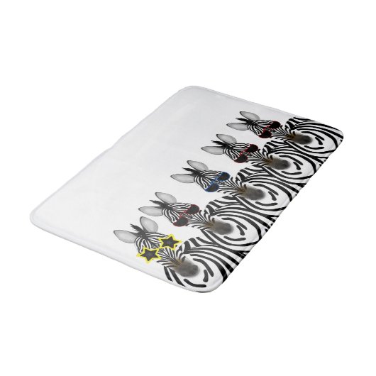 Zebras Bathmat Badmat (Gekanteld)