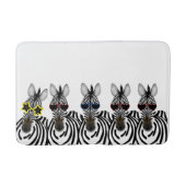 Zebras Bathmat Badmat (Voorkant)
