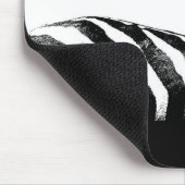  Zebras Black White Pop Art Sjabloon Muismat (Hoek)