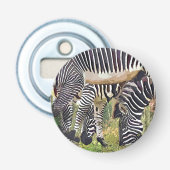 ZEBRAS BUTTON FLESOPENER (Voorkant)