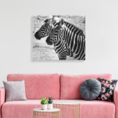 Zebras Canvas Afdruk (Insitu (Woonkamer))