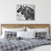 Zebras Canvas Afdruk (Insitu (Slaapkamer))