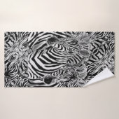 Zebras Couple Bath Towel - Schilderen Badhanddoek (Badhanddoek)