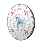 Zebras Dartbord (Voorkant Rechts)