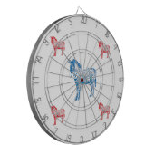 Zebras Dartbord (Voorkant Links)