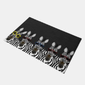 Zebras Doormat Deurmat (Schuin)