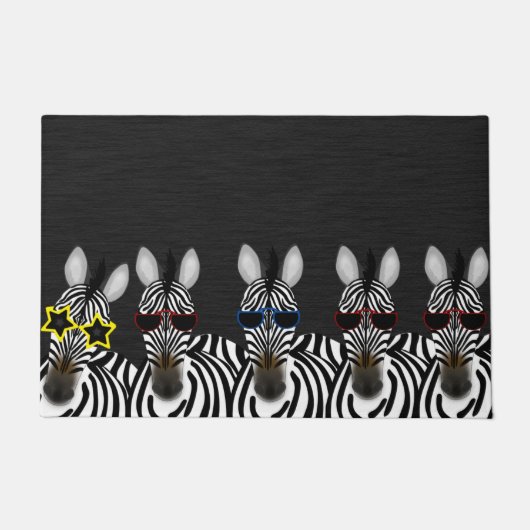 Zebras Doormat Deurmat (Voorkant)