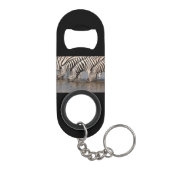 Zebras drink mini flessenopener (Achterkant)