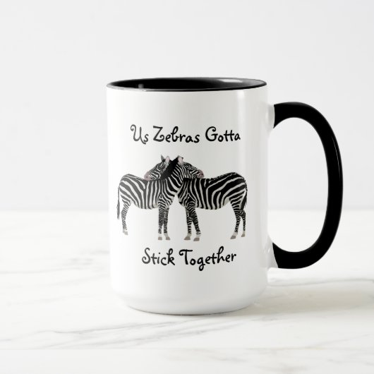 Zebras EDS Ehlers-Danlos syndroom Koffie Mok (Rechts)