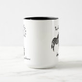 Zebras EDS Ehlers-Danlos syndroom Koffie Mok (Midden)