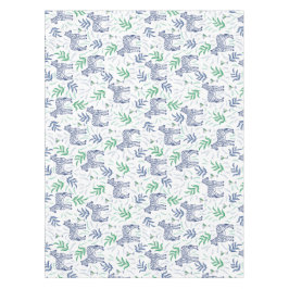 Zebras en Martinis Wit Tafelkleed