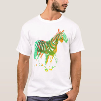 Zebras - Groen en Oranje T-shirt