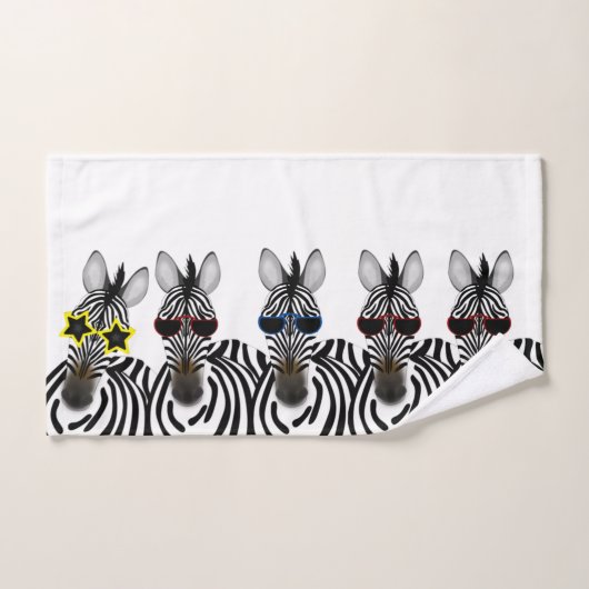 Zebras Hand Towel Handdoek (Handdoek)