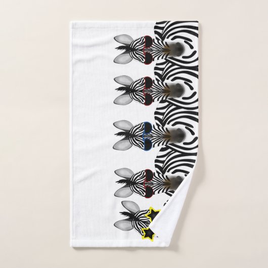 Zebras Hand Towel Handdoek (Handdoek)