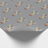 Zebra's Head Wrapping Paper Cadeaupapier (Hoek)