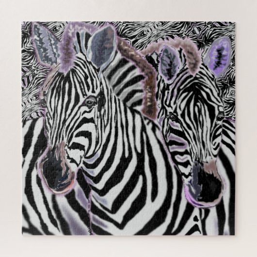 Zebras Hug Legpuzzel (Verticaal)