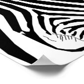 Zebras Hugging Poster voor de handel in binaire op (Hoek)