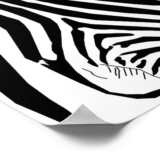 Zebras Hugging Poster voor de handel in binaire op (Hoek)