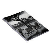 Zebras in Afrika Olieverf, Notitieboek (Rechterzijde)