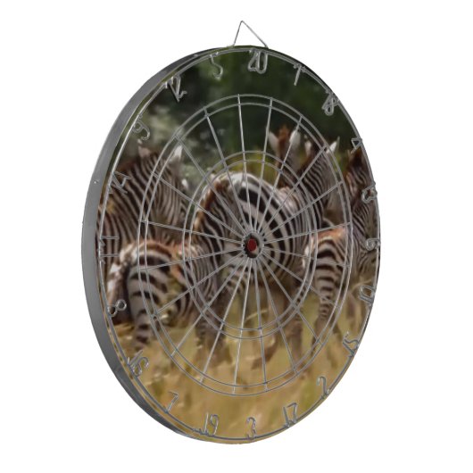 Zebra's in beweging: een reis van duizend mijl dartbord (Voorkant Links)